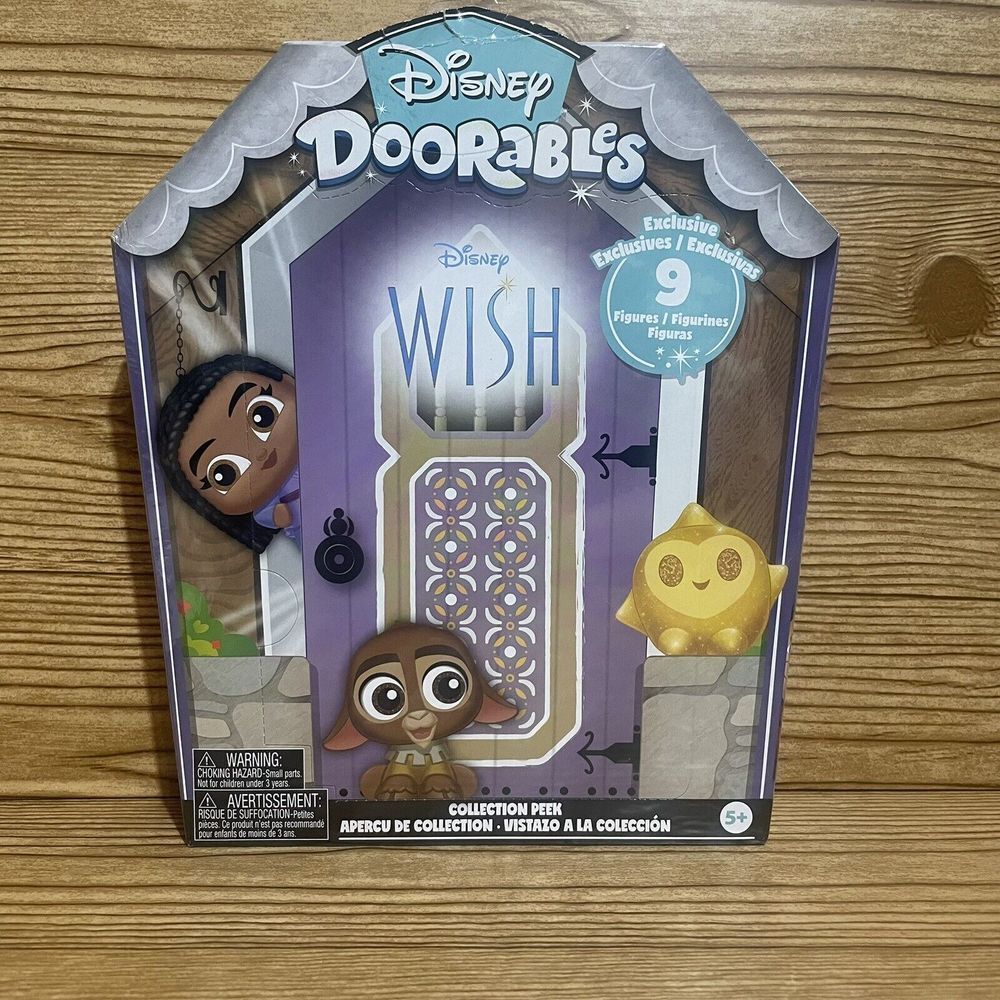 Disney WISH Movie DOORABLES COLLECTION PEEK 9‎ Exclusive Mini Figure Dolls NEW
